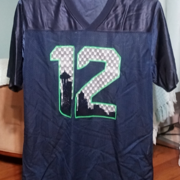 Seattle Seahawks 12th Fan City Scape Jersey NEW - Picture 6 of 7